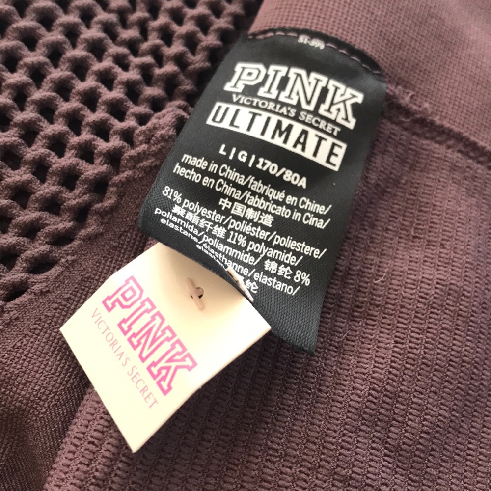 Pink Victoria’s Secret ultimate legging Large NEW